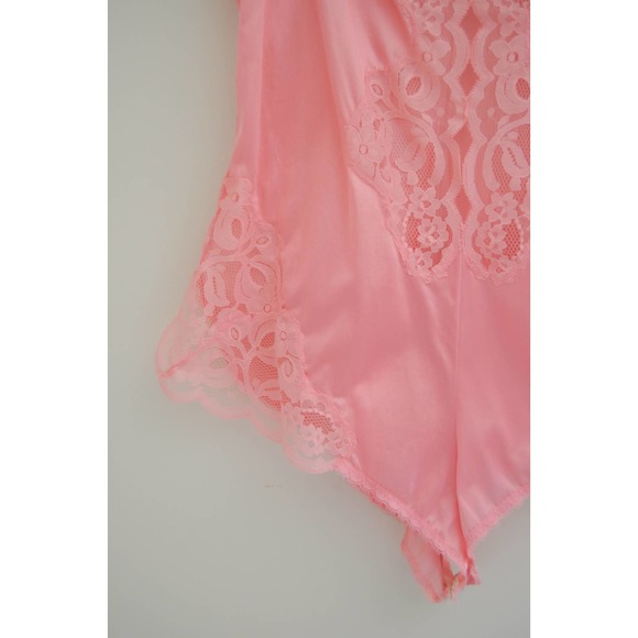 Vintage Nylon Pink Teddy Lingerie - Picture 3 of 8